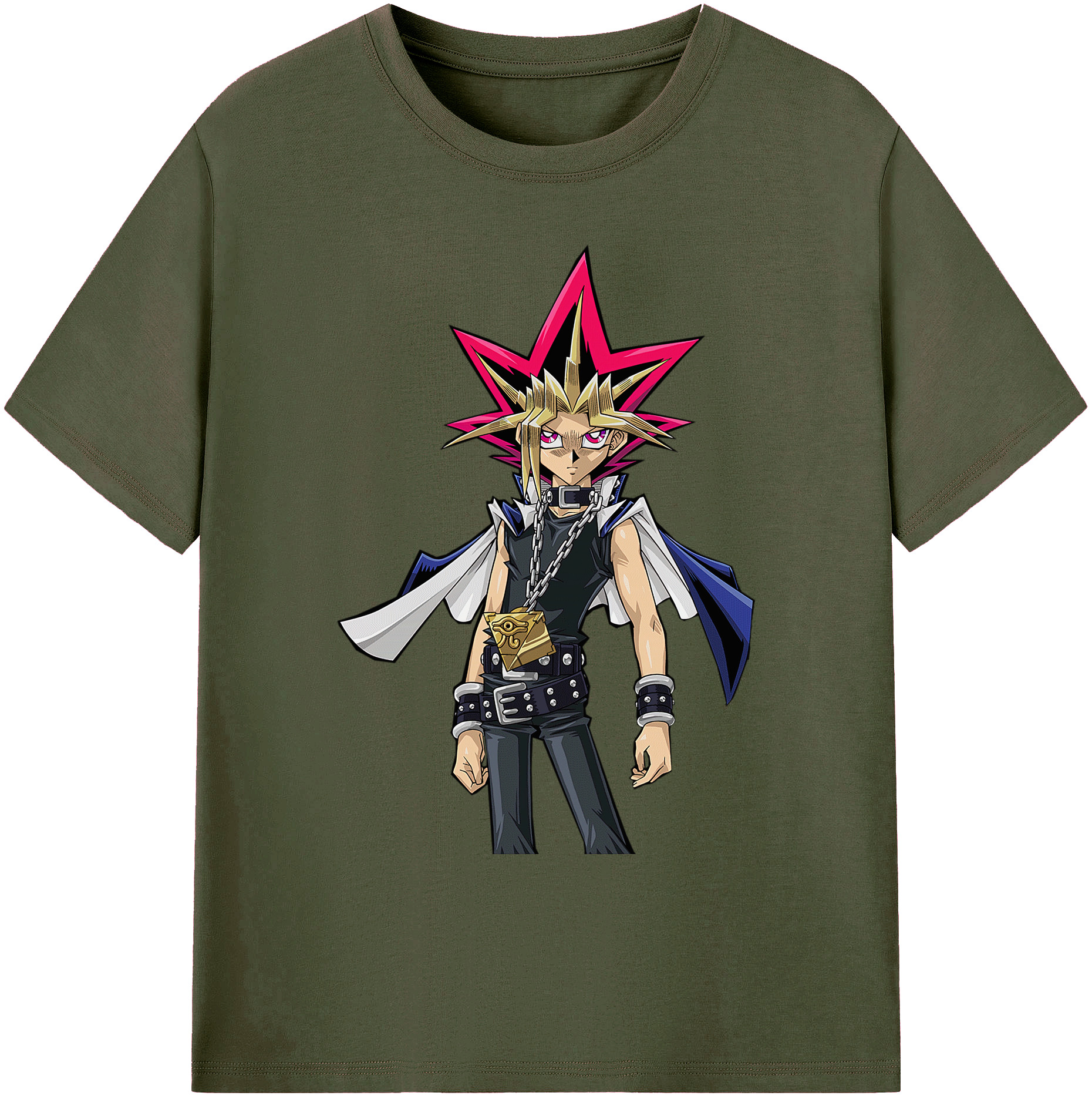 （画像用） 遊☆戯☆王 Yu-Gi-Oh! 綿100％ メンズ半袖Tシャツ｜肌触りやわらか＆通気性